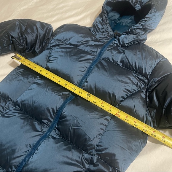 Eddie Bauer Luna Peak Down Hooded Parka Blue jacket - Picture 8 of 11